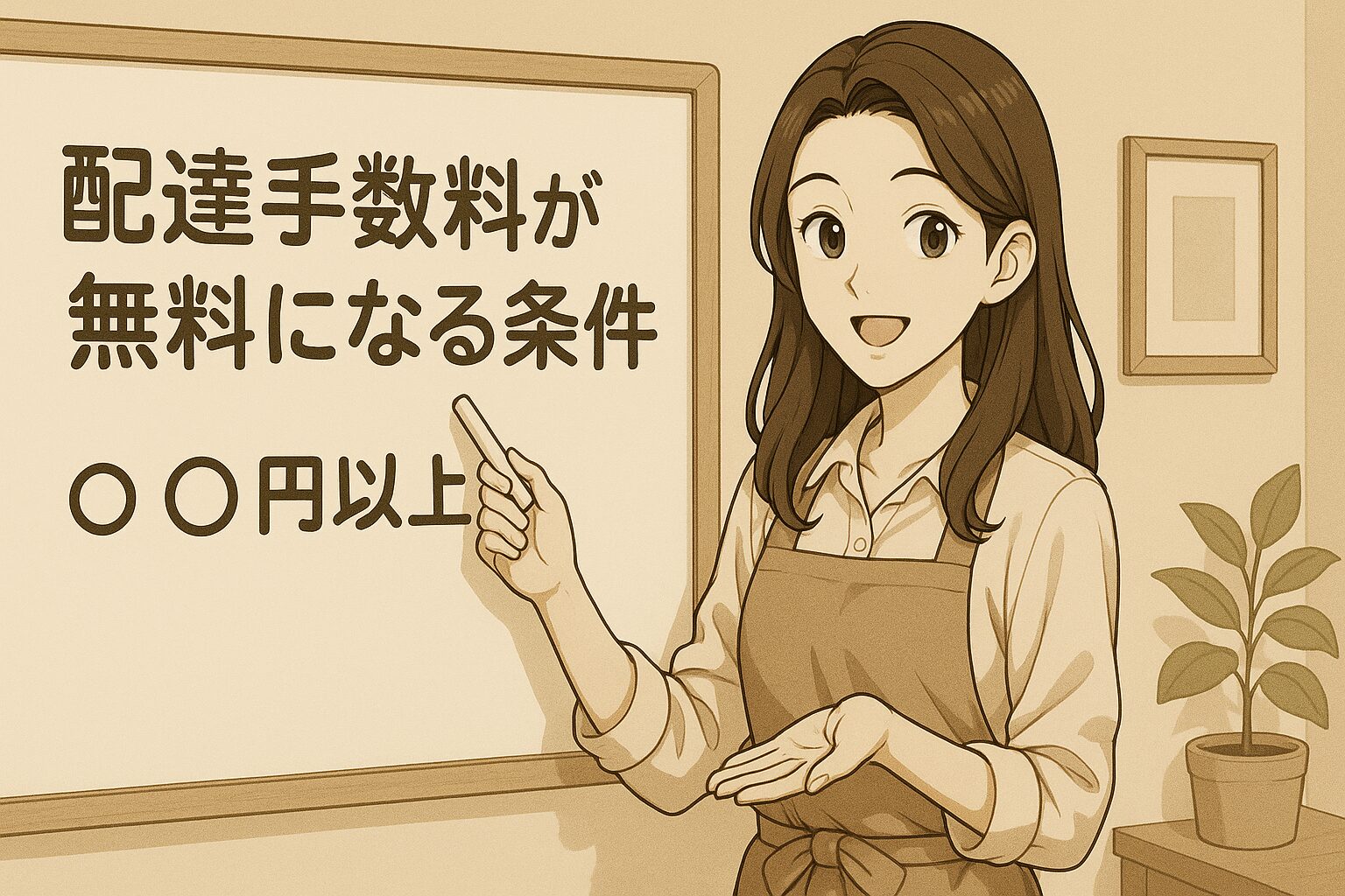 配達手数料無料になる注文金額