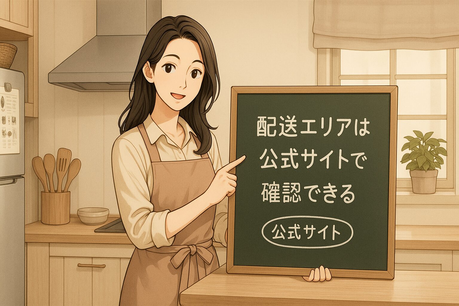 配送エリアは公式サイトで確認できる