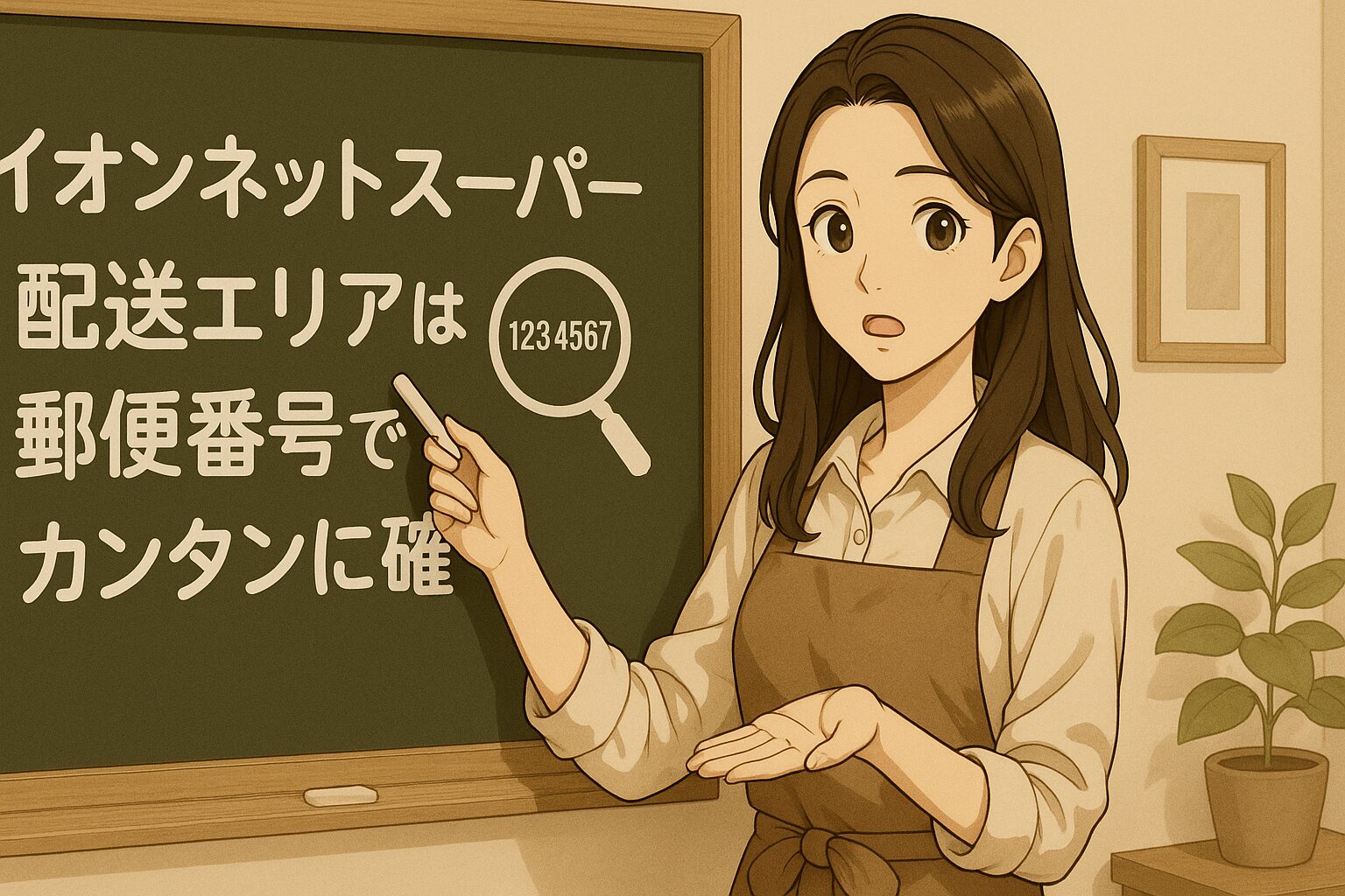 配送エリアは郵便番号でカンタン確認