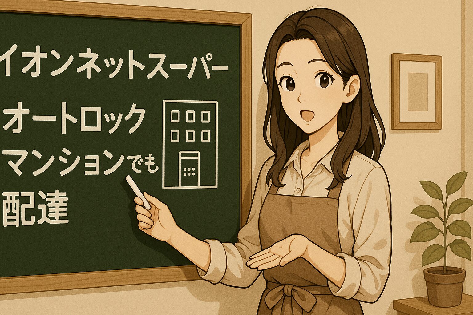 オートロックマンションでもあんしん配達