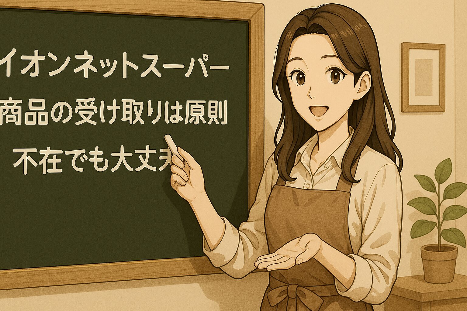 商品受け取りは原則対面ですが、不在でも大丈夫