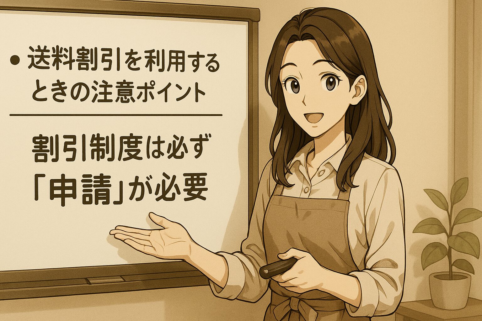 割引制度は必ず「申請」が必要