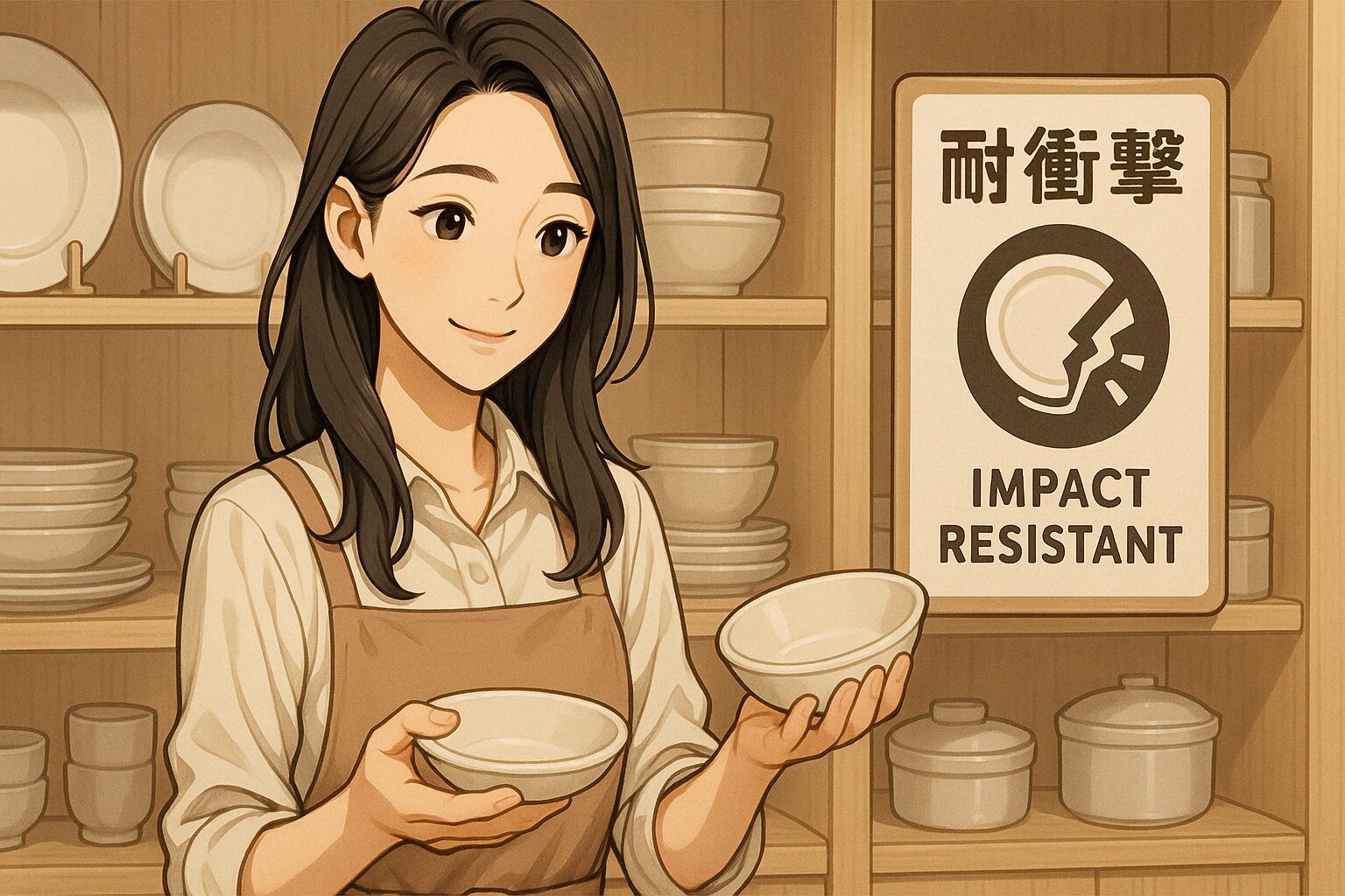 耐衝撃性のある食器を選ぶ