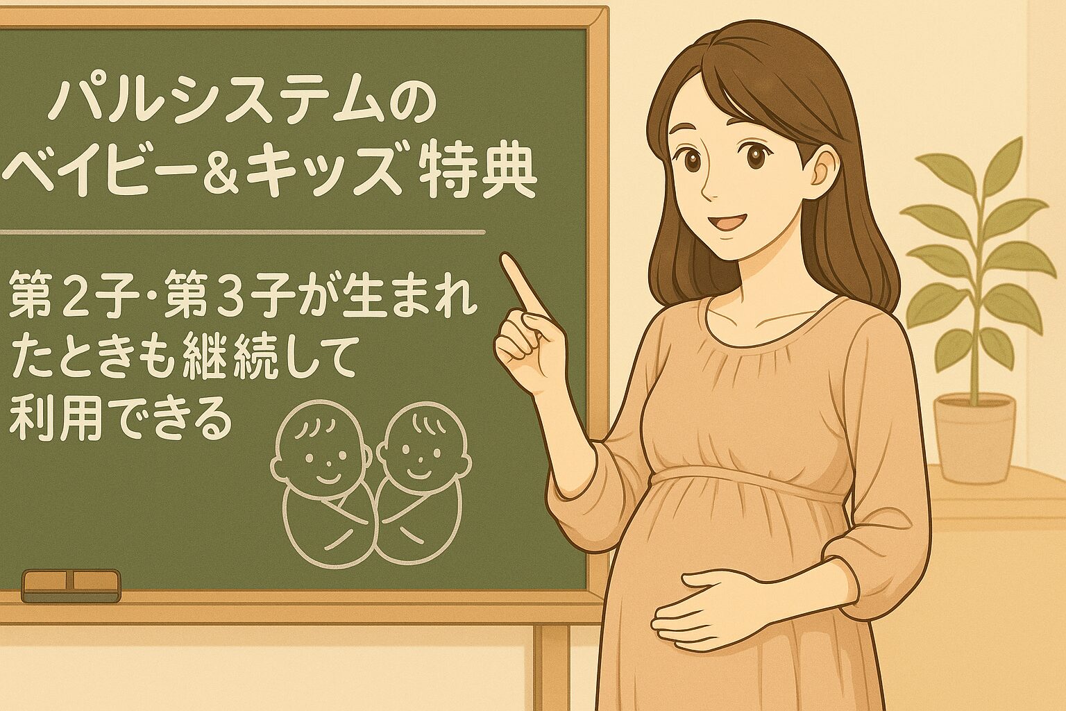 第2子・第3子が生まれたときも継続して利用できる