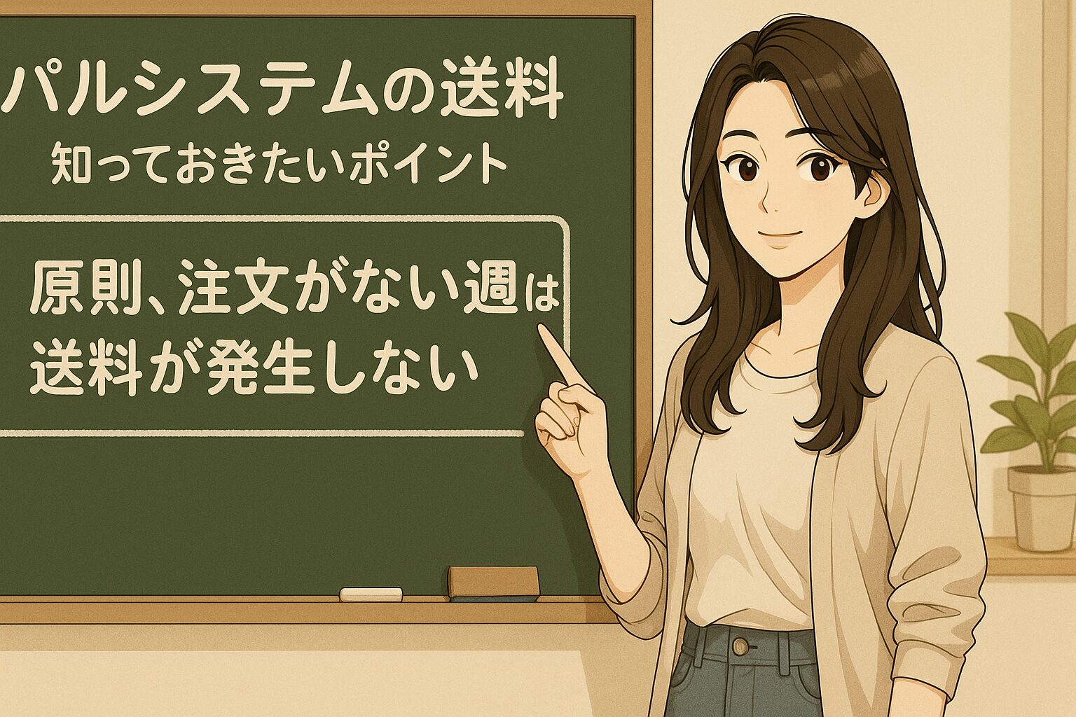 原則、注文がない週は送料が発生しない