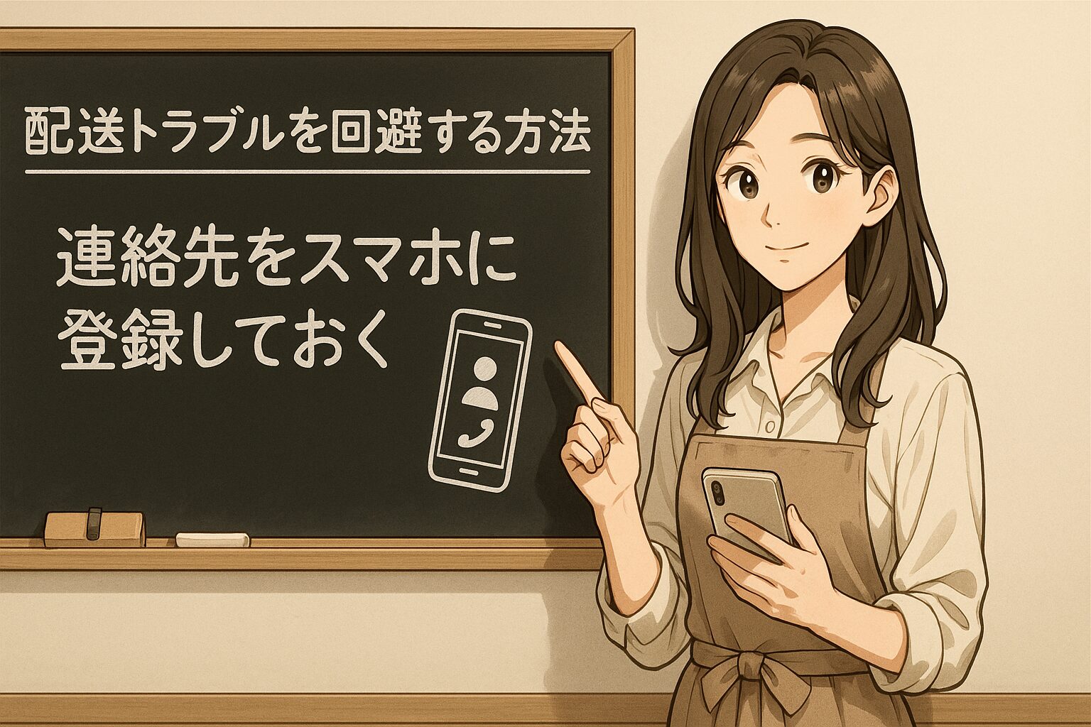 連絡先をスマホに登録しておく