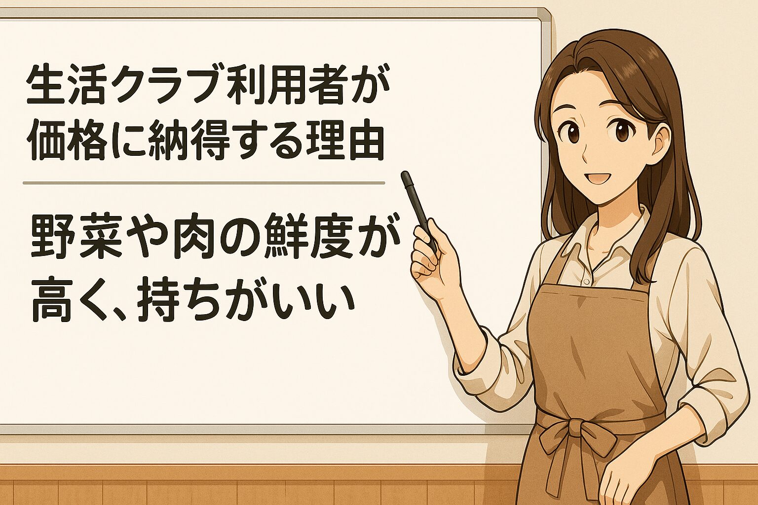 野菜や肉の鮮度が高く、持ちがいい