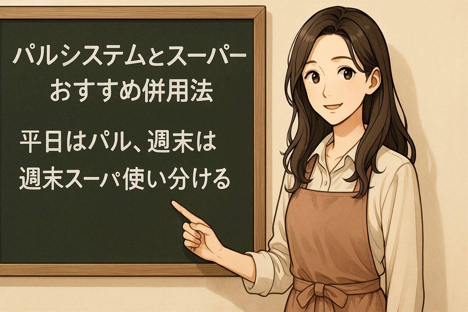 平日はパル、週末はスーパーと使い分ける
