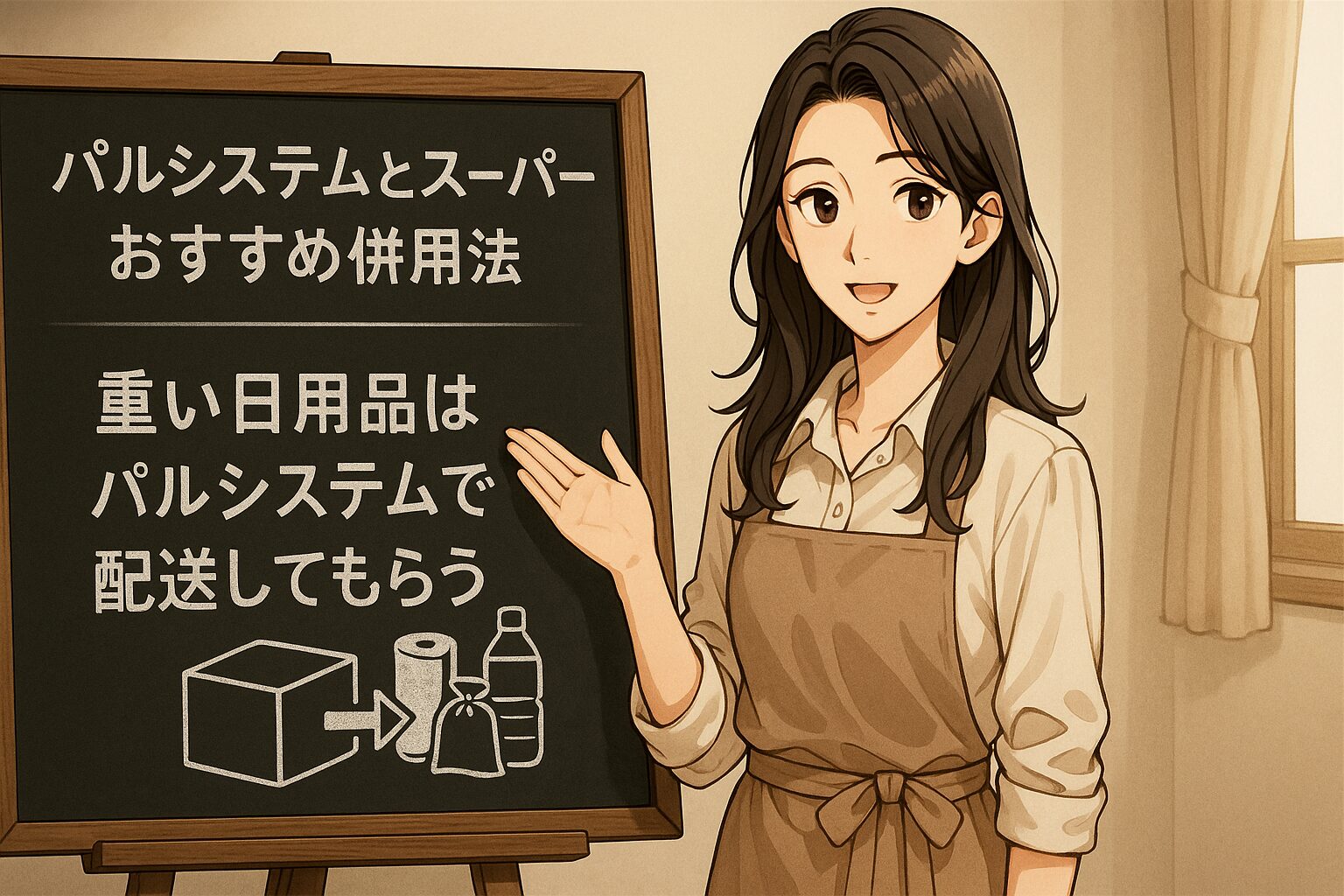 重い日用品はパルシステムで配送してもらう