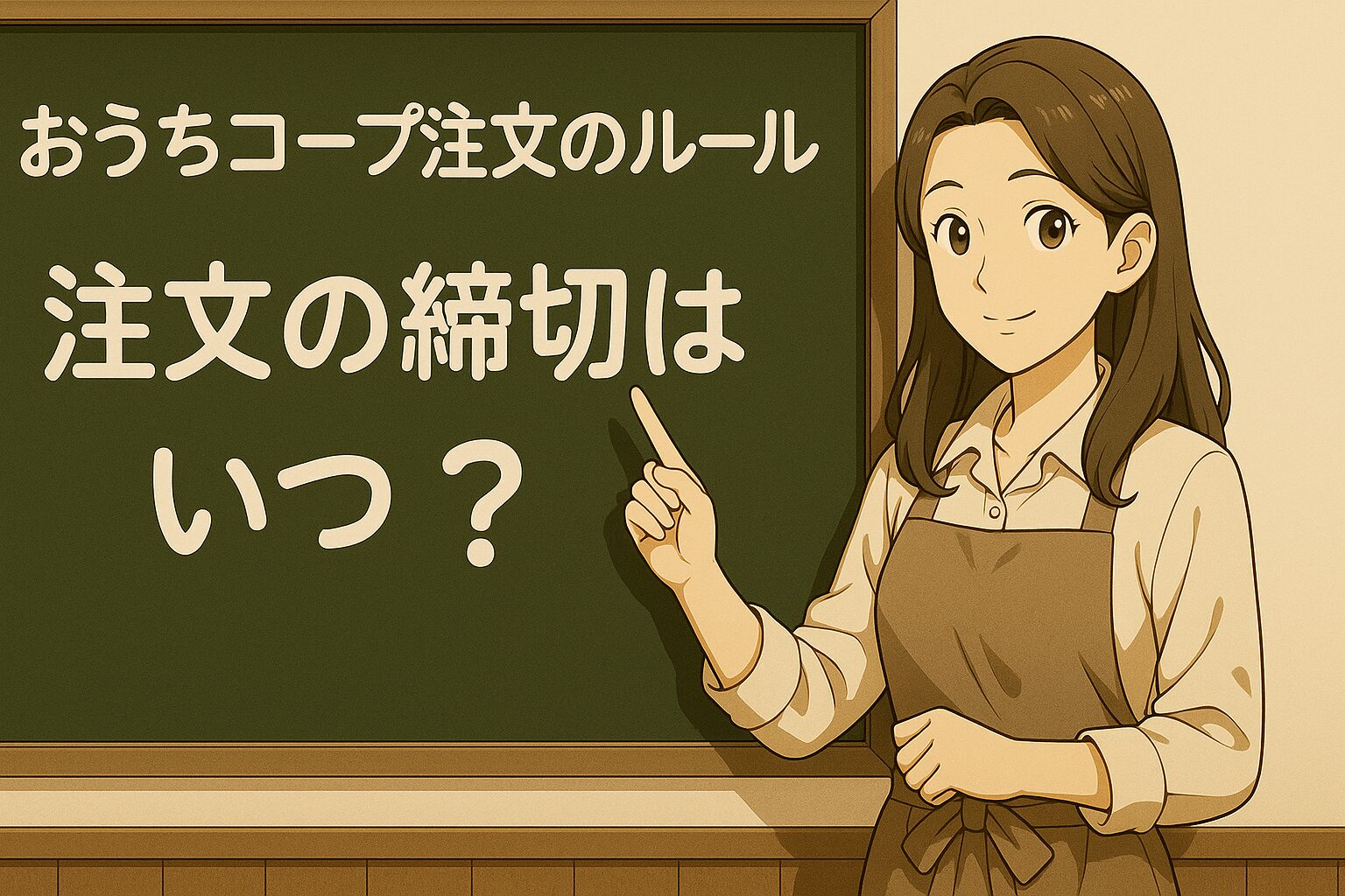 注文の締切はいつ？