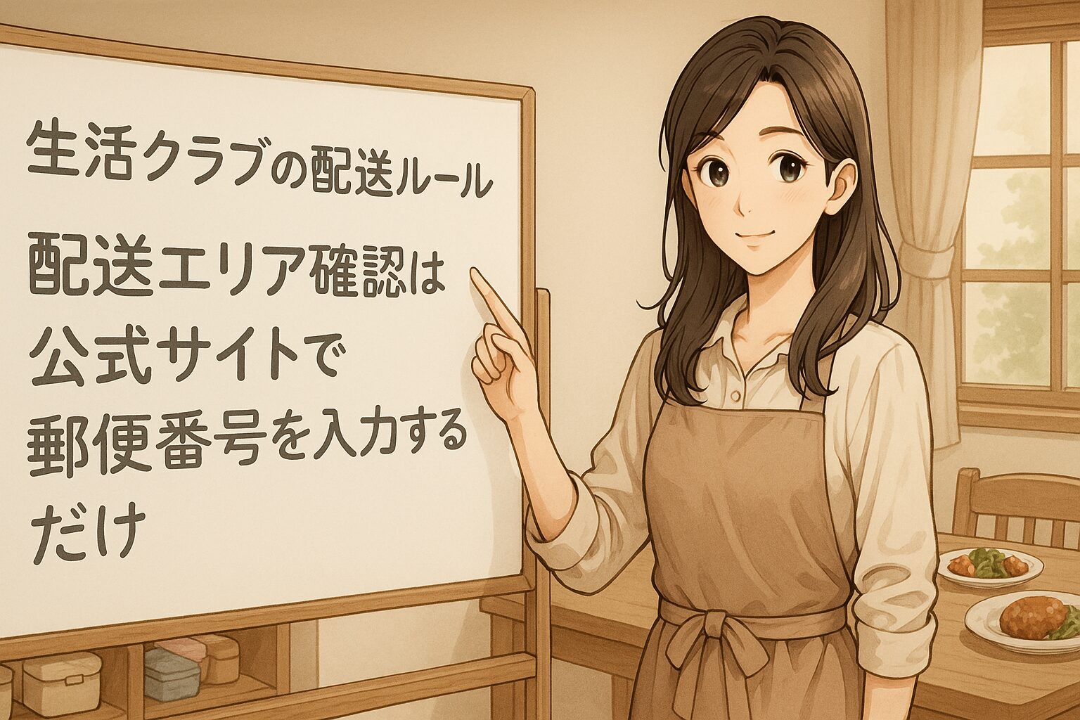 配送エリア確認は公式サイトで郵便番号を入力するだけ