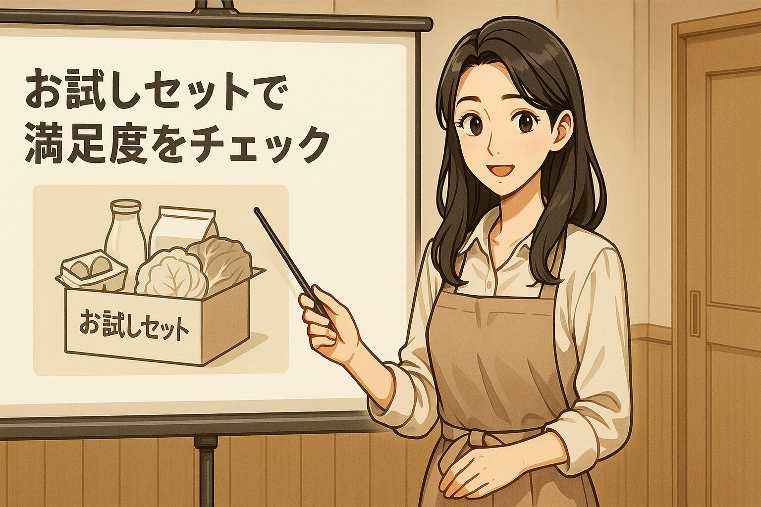 お試しセットで満足度をチェックする