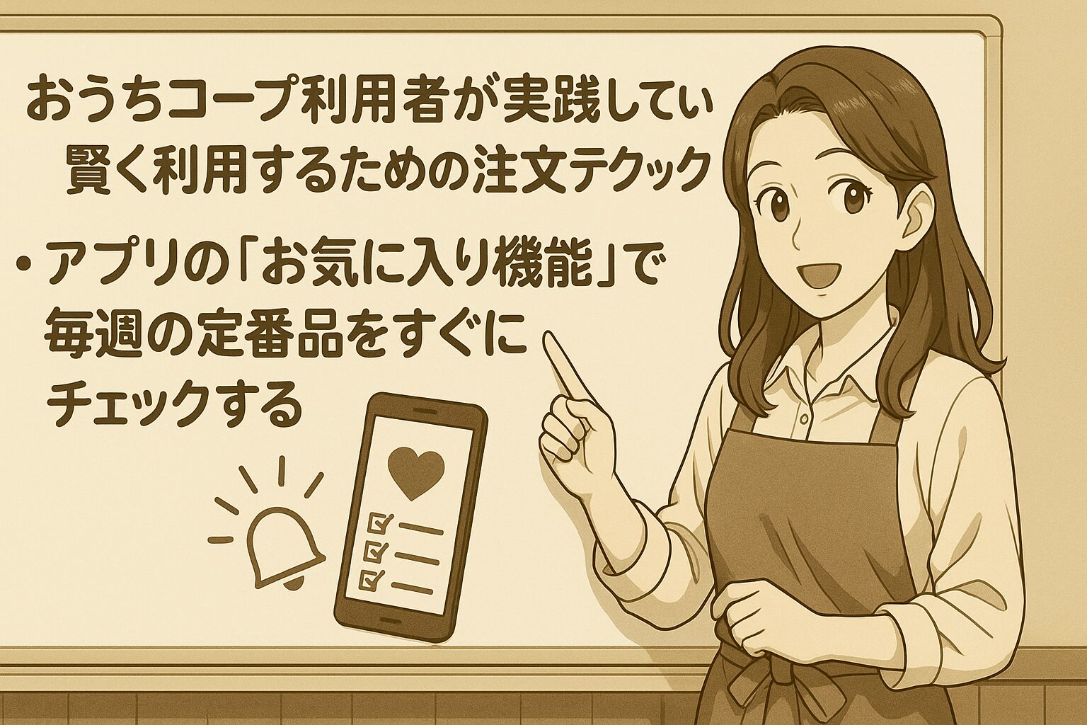 アプリの「お気に入り機能」で毎週の定番品をすぐにチェックする