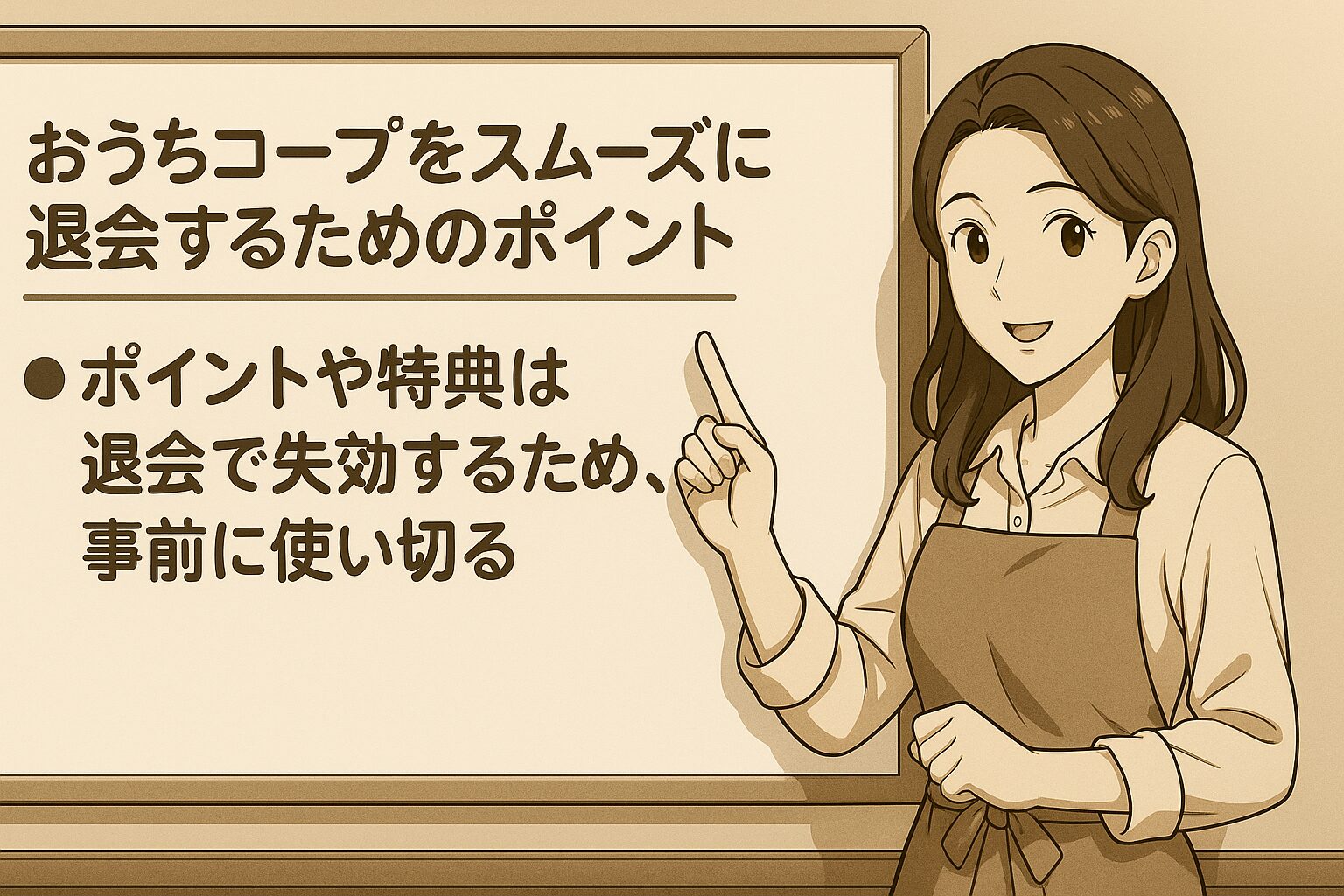 ポイントや特典は退会で失効するため、事前に使い切る