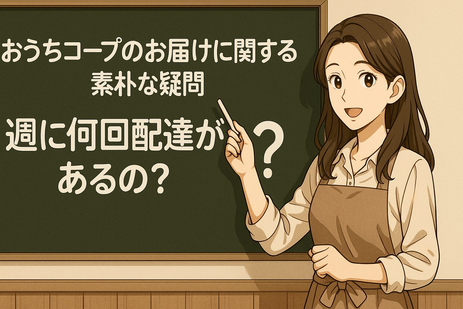 週に何回配達があるの？
