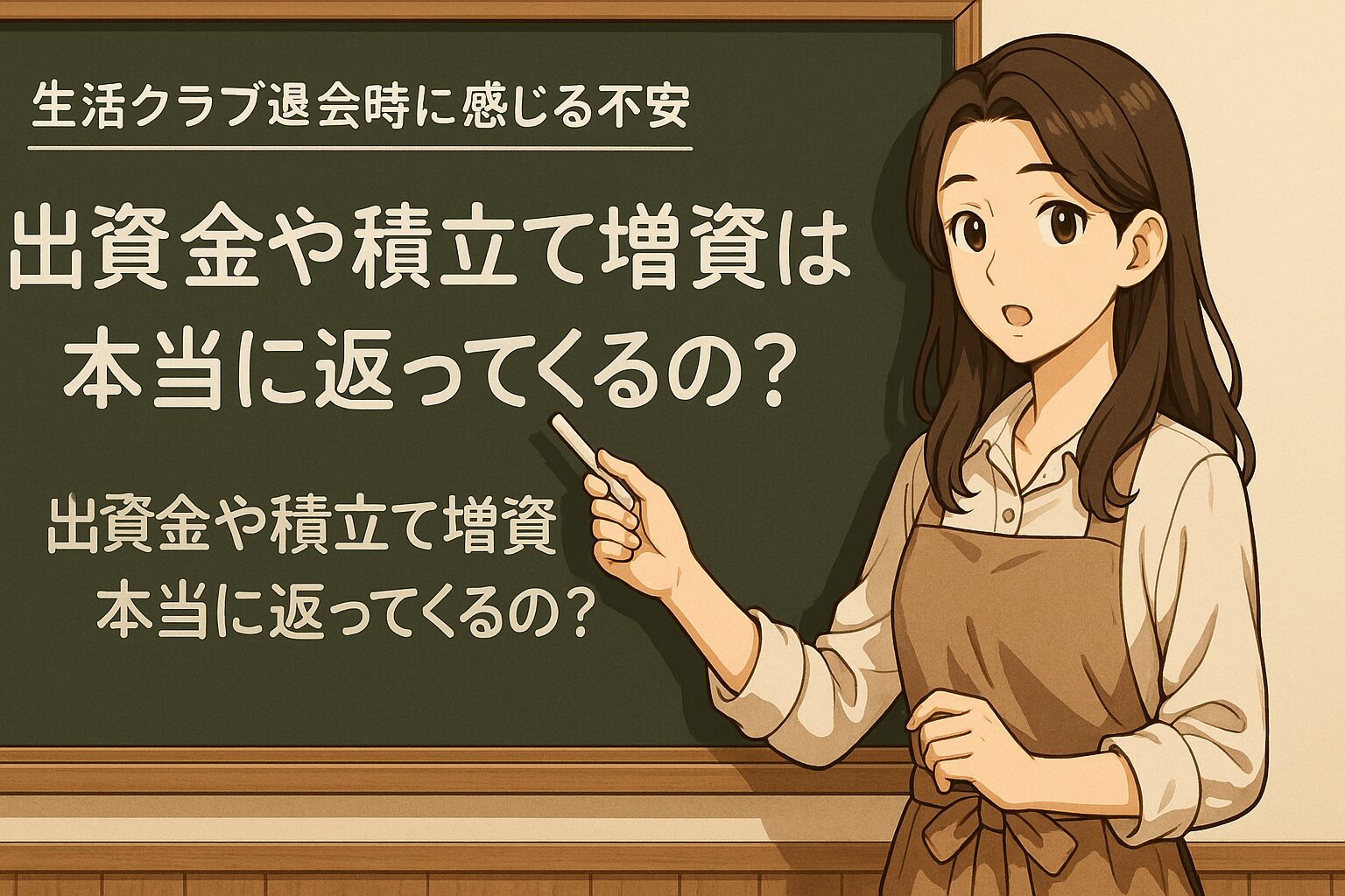 出資金や積立て増資は本当に返ってくるの？