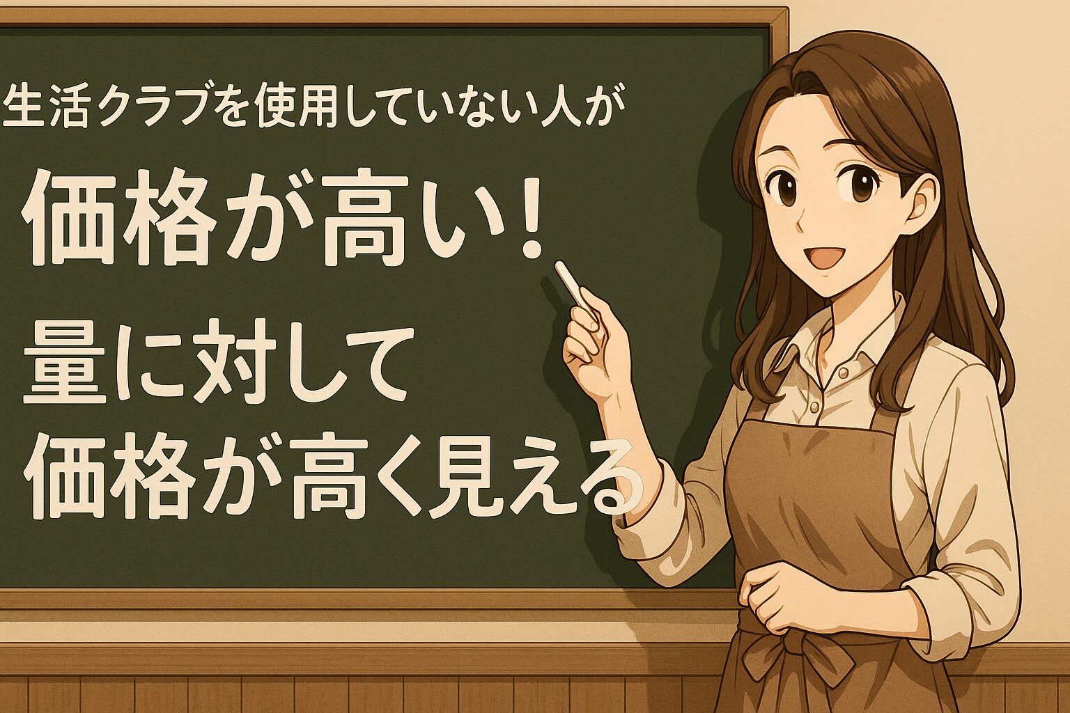 量に対して価格が高く見える