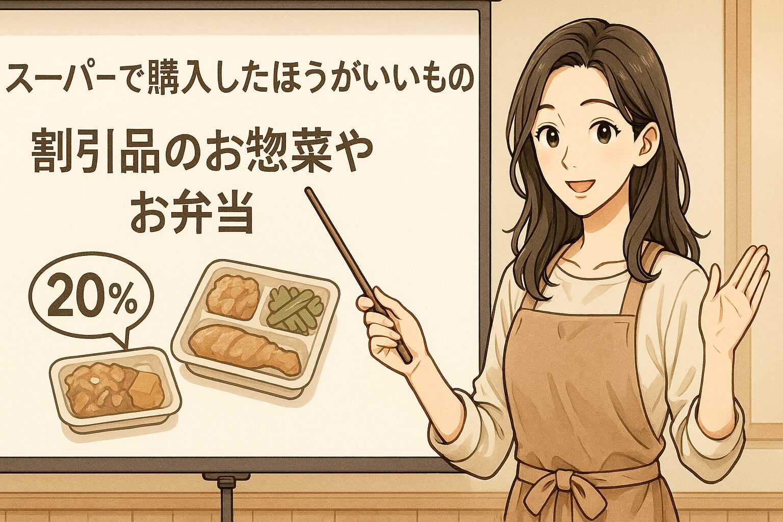 割引品のお惣菜やお弁当