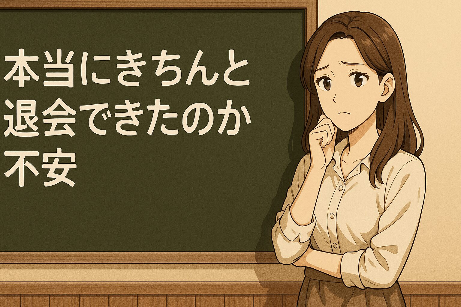 本当にきちんと退会できたのか不安