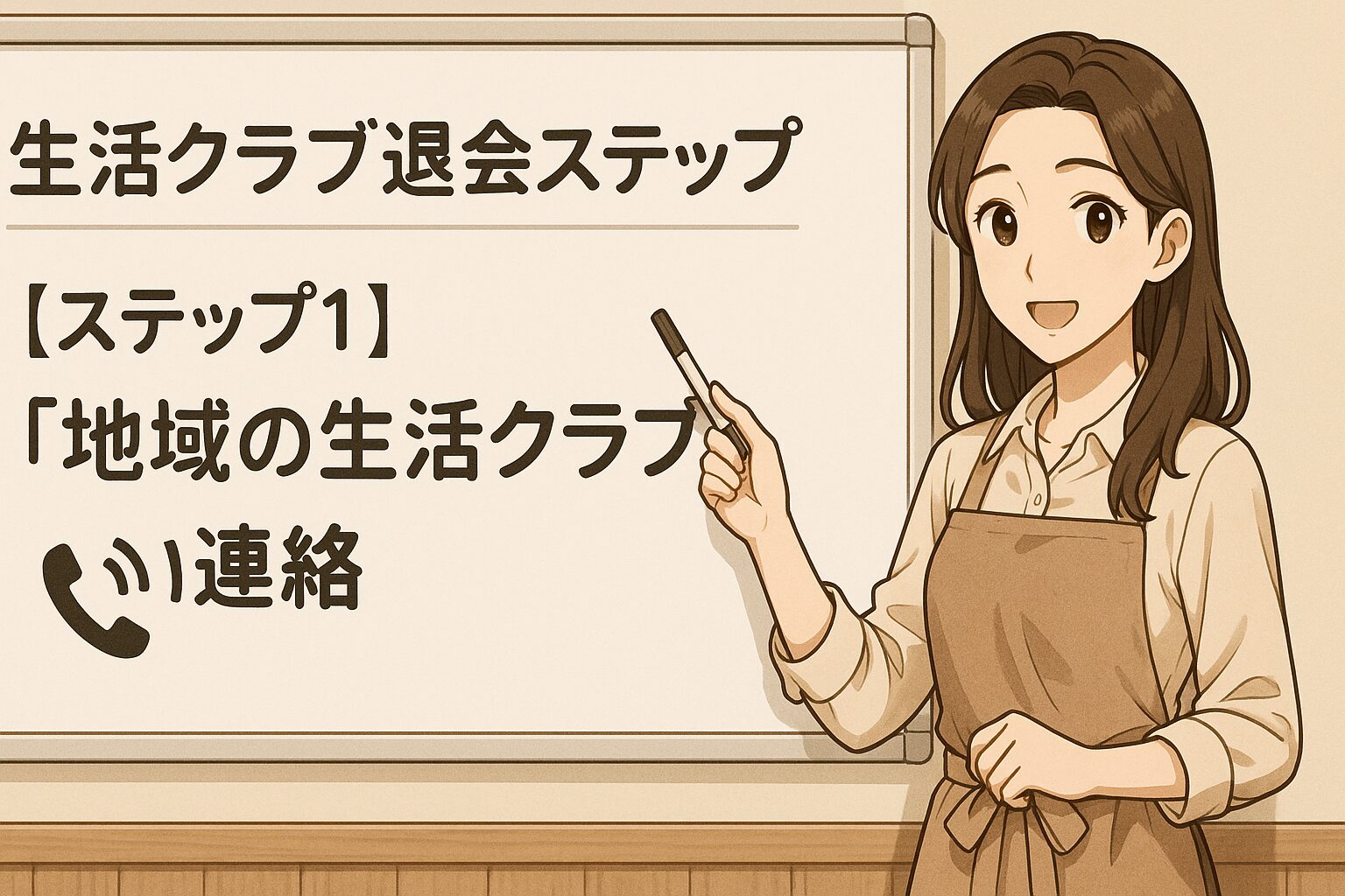 【ステップ1】「地域の生活クラブ」に連絡