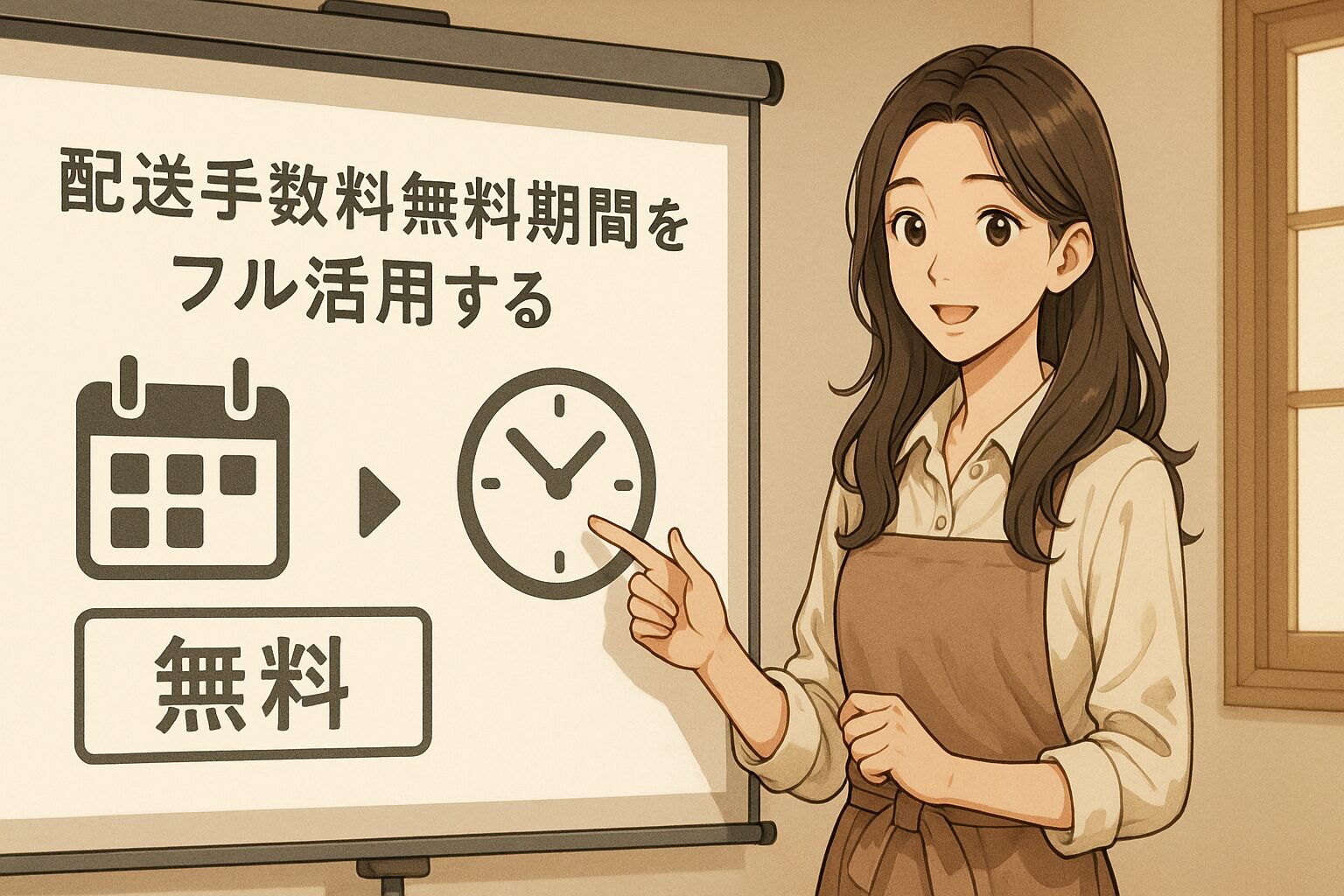 配送手数料無料期間をフル活用する