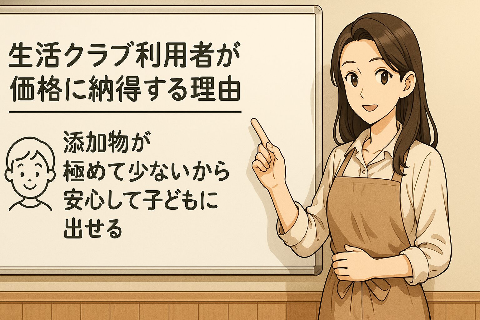 添加物が極めて少ないから安心して子どもに出せる