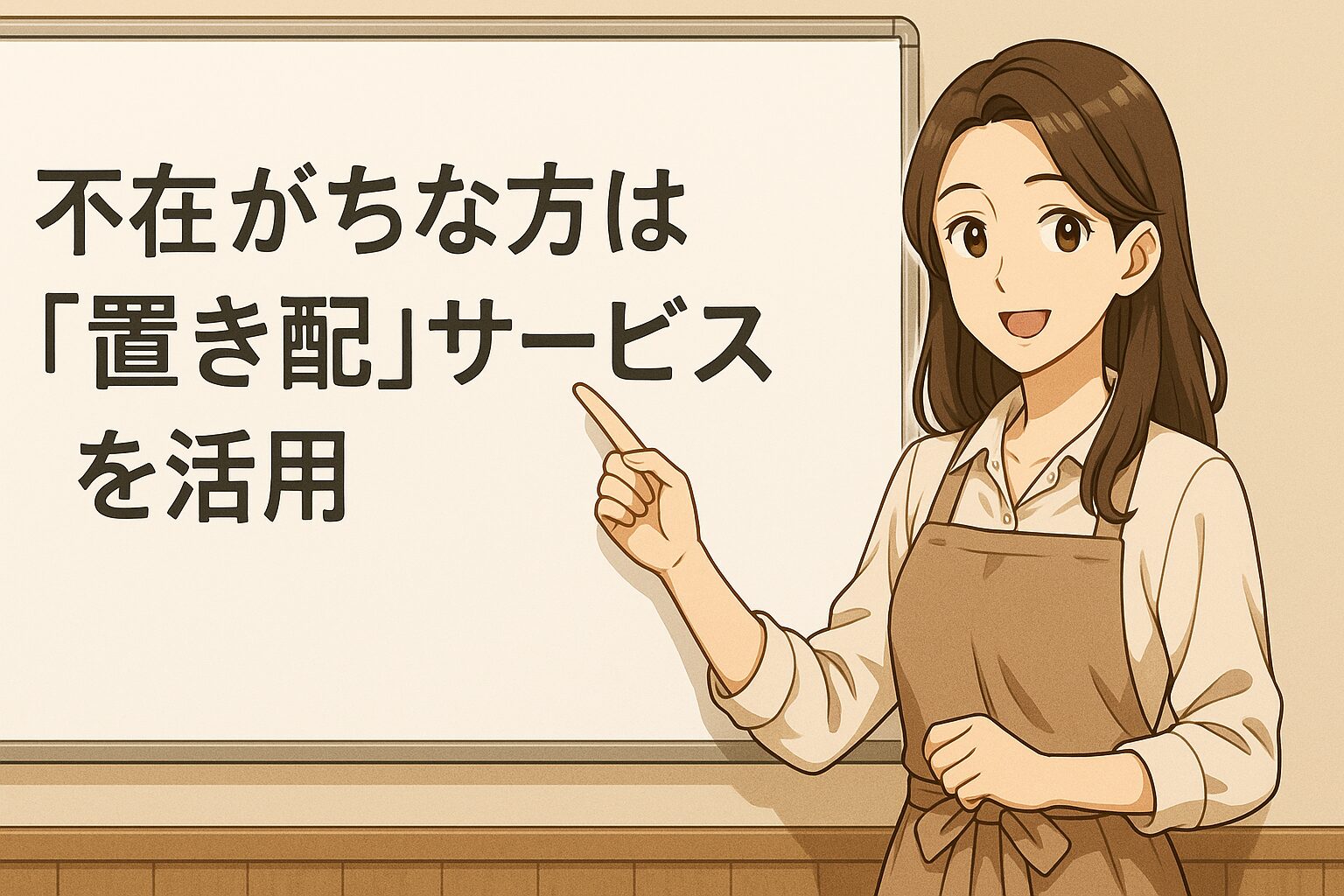 不在がちな方は「置き配」サービスを活用