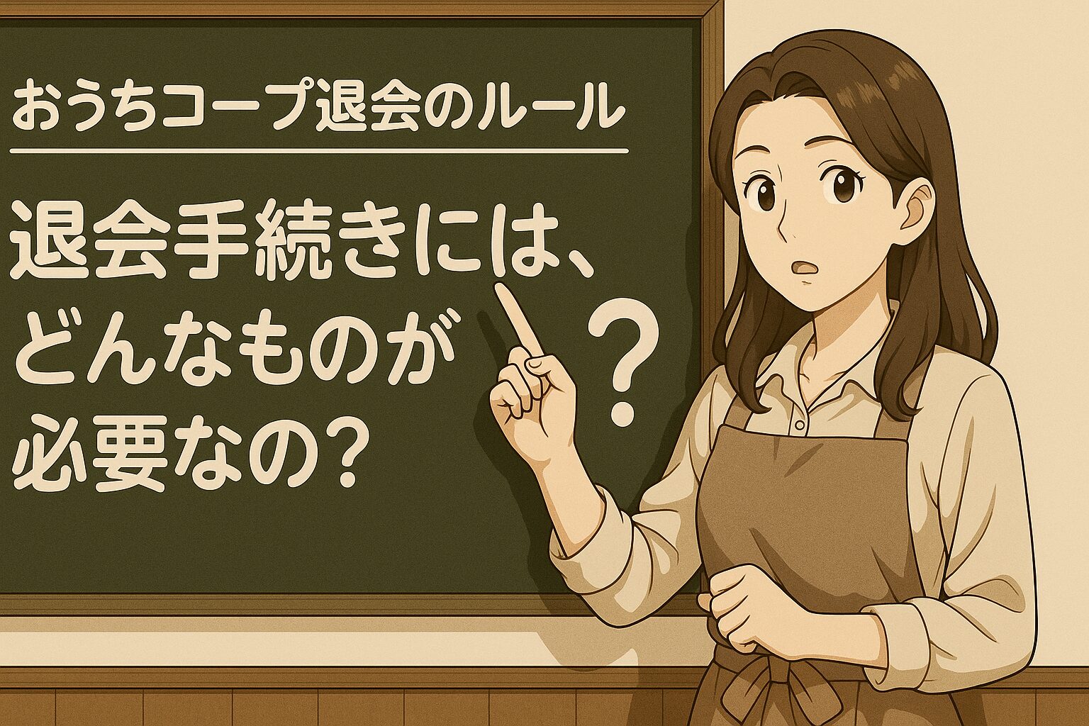 退会手続きには、どんなものが必要なの？