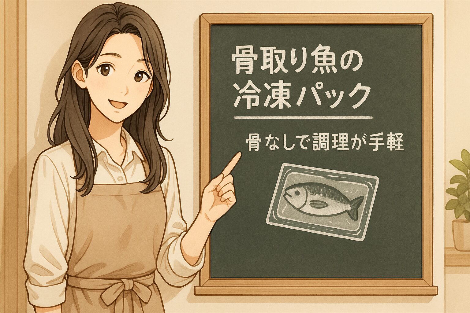 骨取り魚の冷凍パック