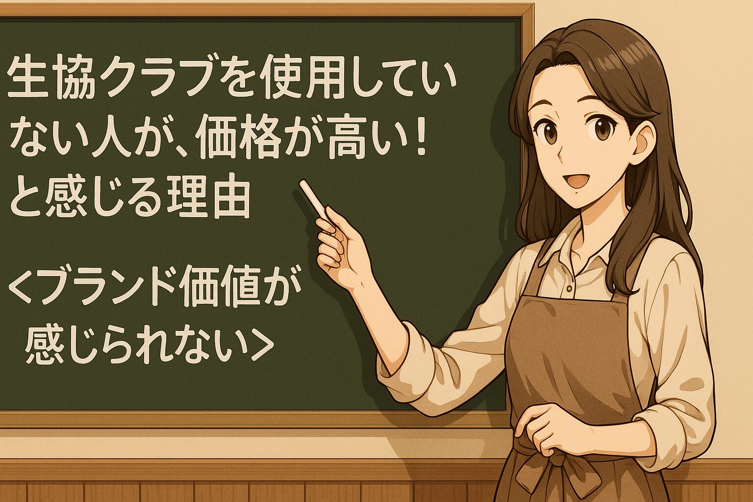 ブランド価値が感じられない