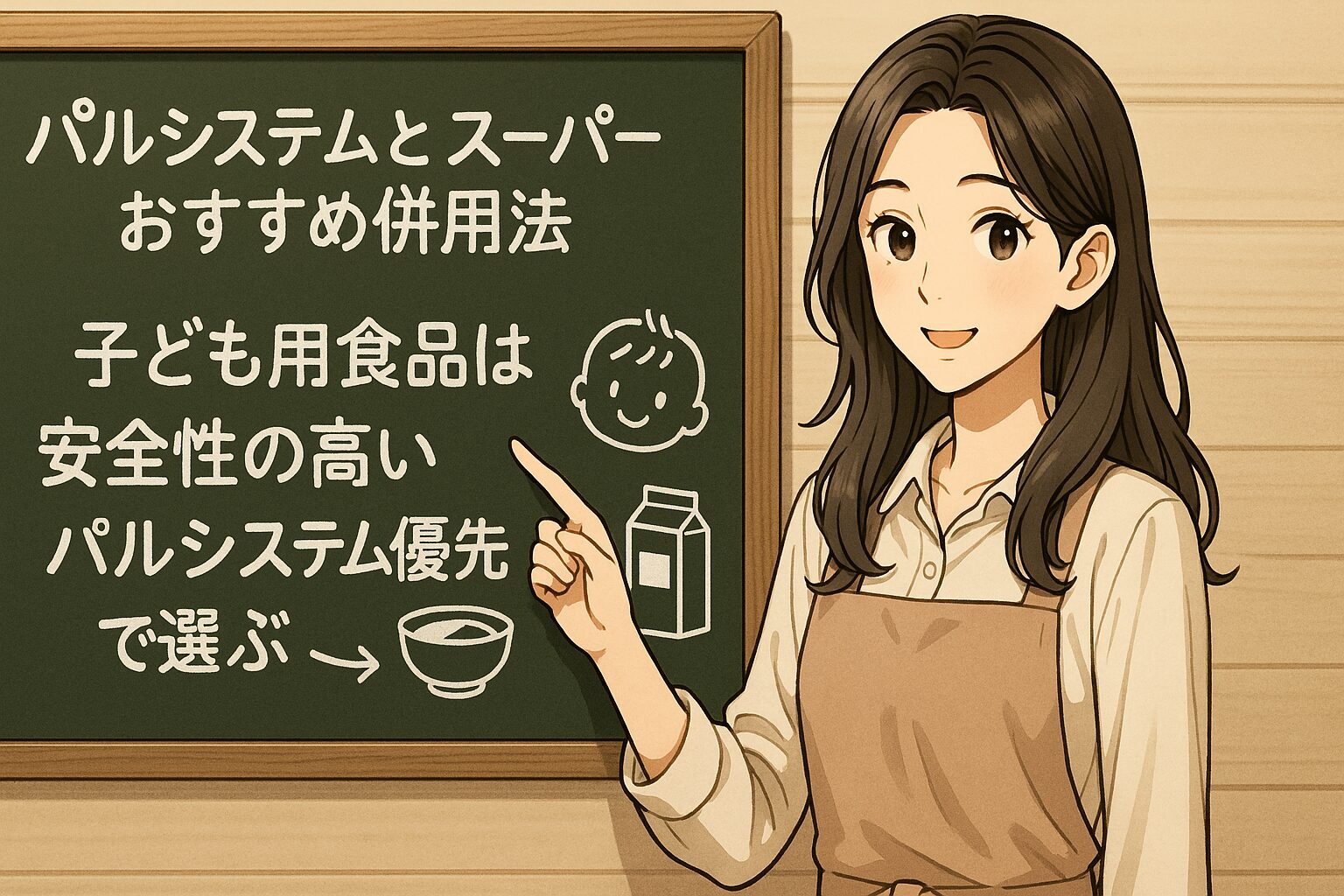 子ども用食品は安全性の高いパルシステム優先で選ぶ