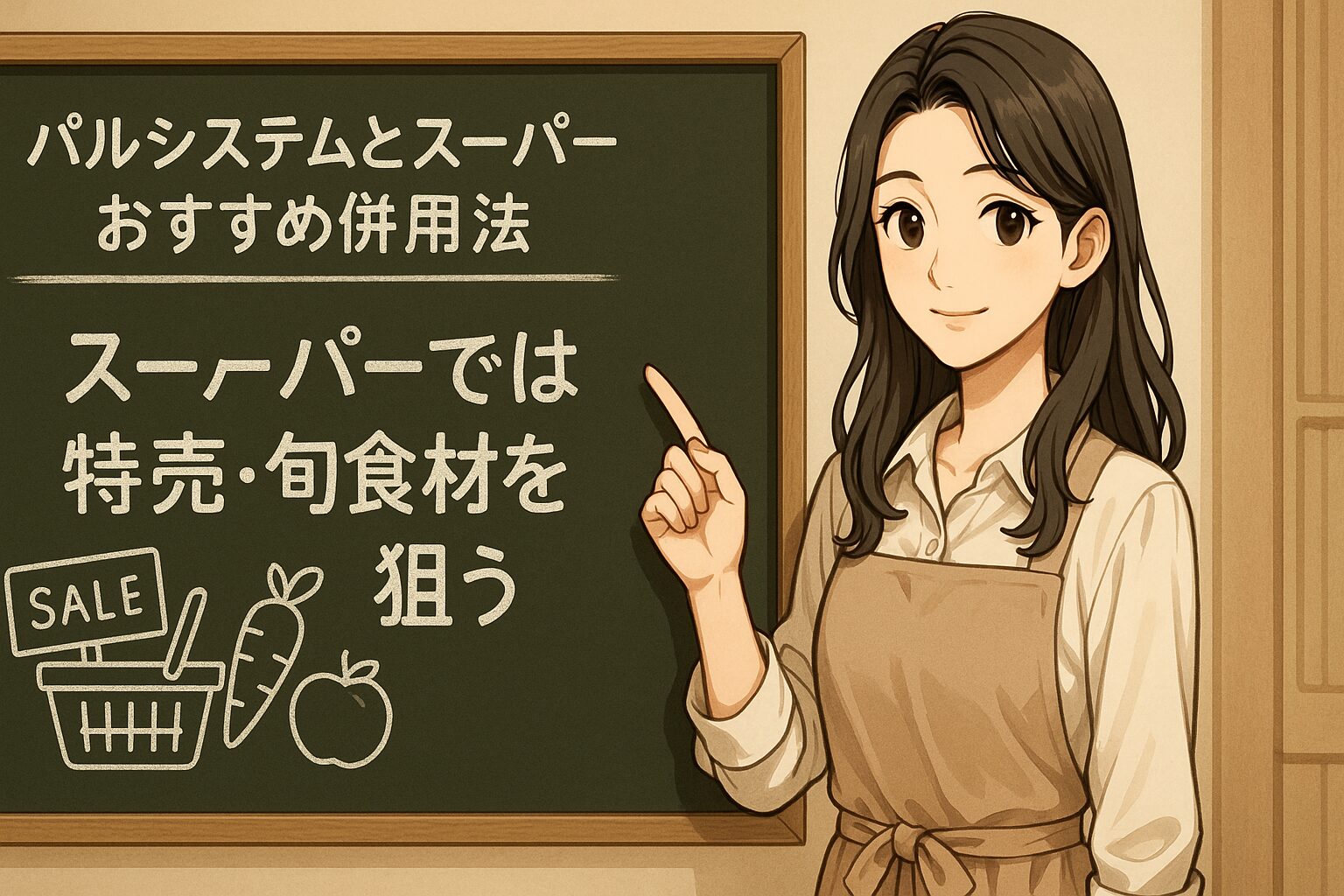 スーパーでは特売・旬食材を狙う
