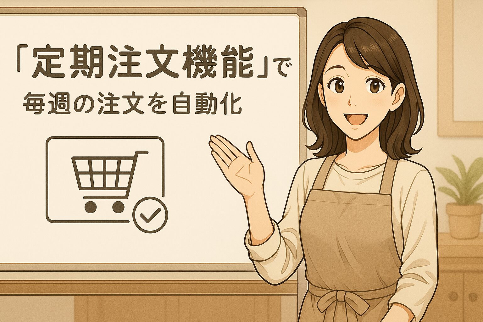 「定期注文機能」で毎週の注文を自動化