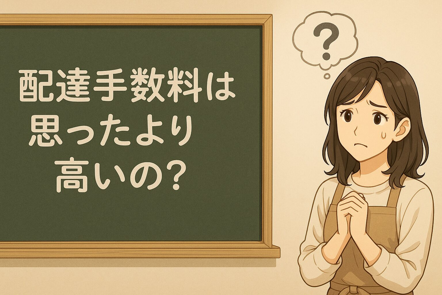 配達手数料は思ったより高いの？