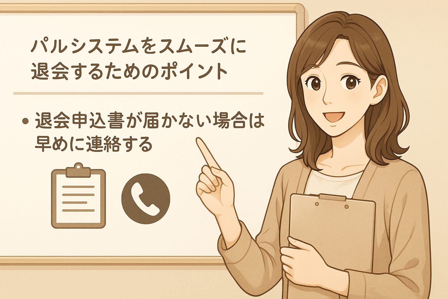 退会申込書が届かない場合は早めに連絡する
