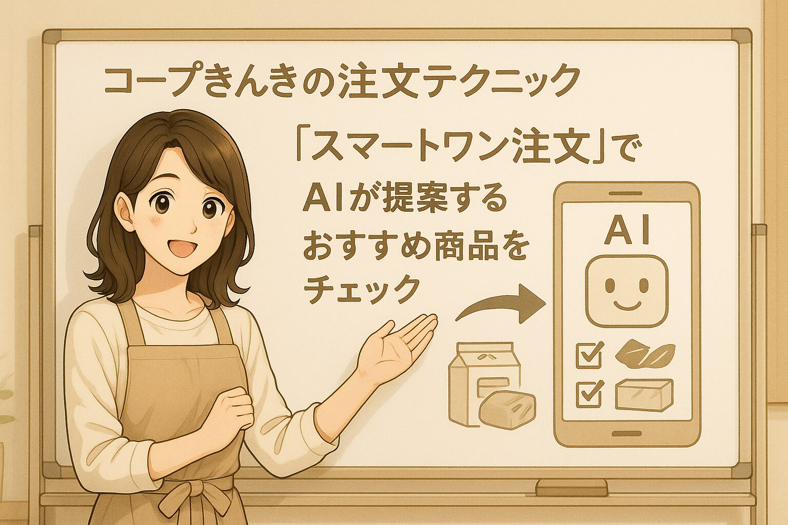 「スマートワン注文」でAIが提案するおすすめ商品をチェック