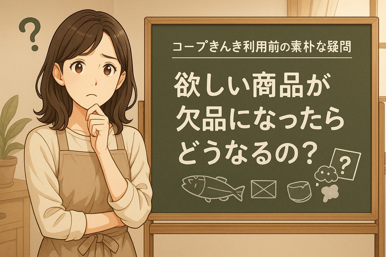 欲しい商品が欠品になったらどうなるの？