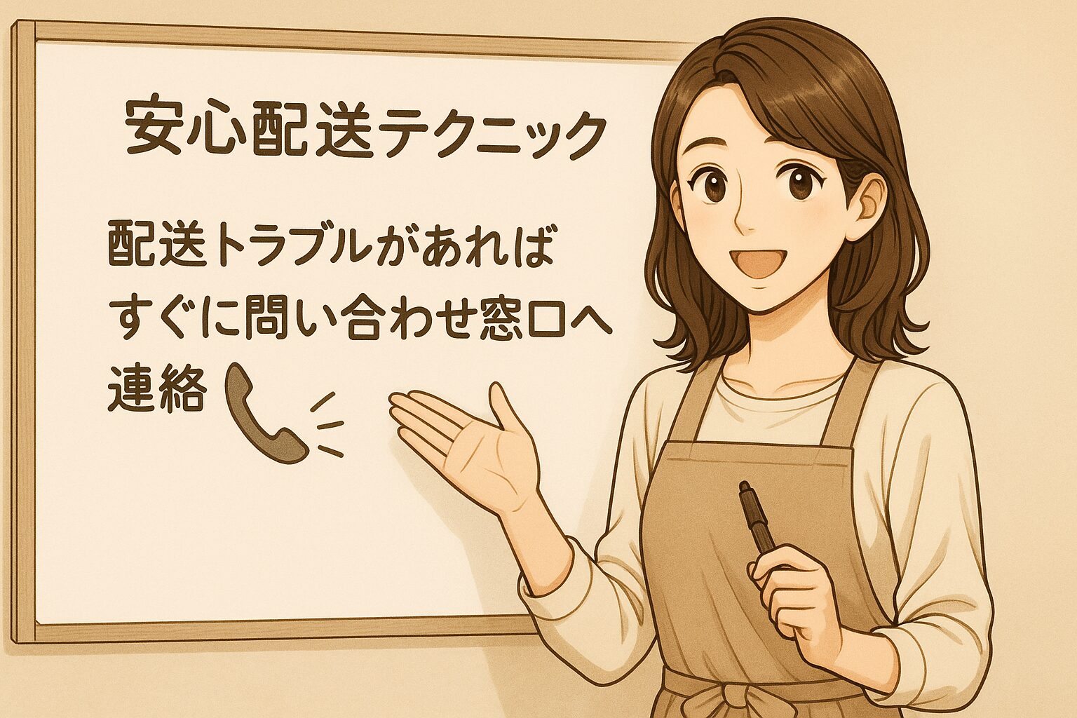 配送トラブルがあればすぐに問い合わせ窓口へ連絡
