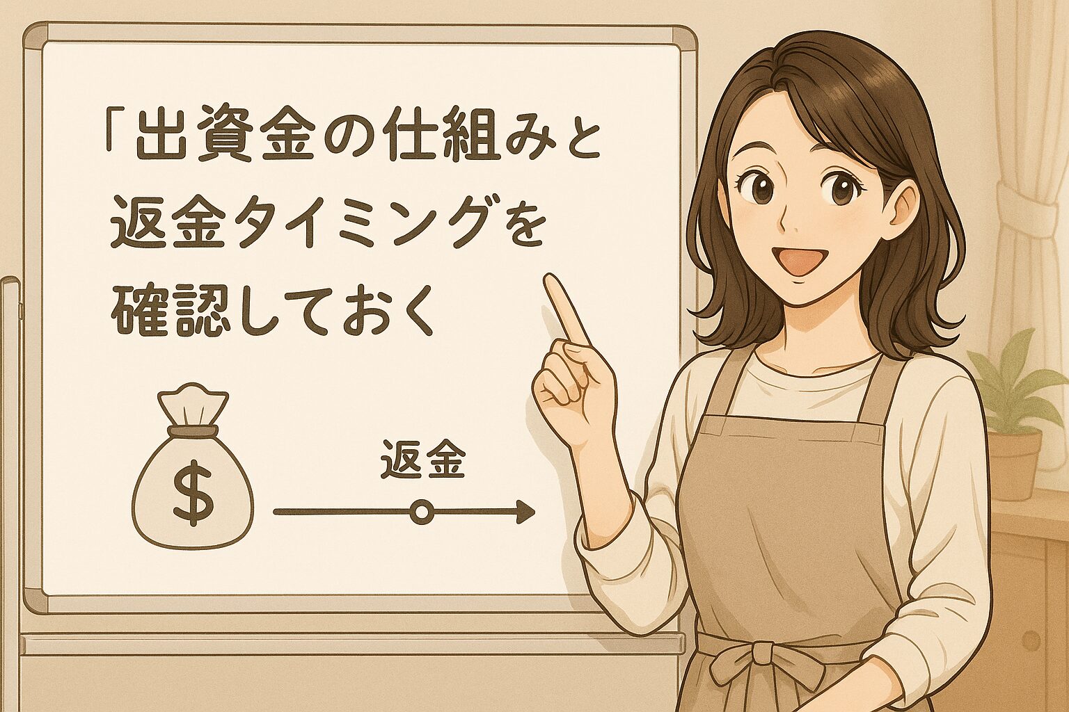 出資金の仕組みと返金タイミングを確認しておく