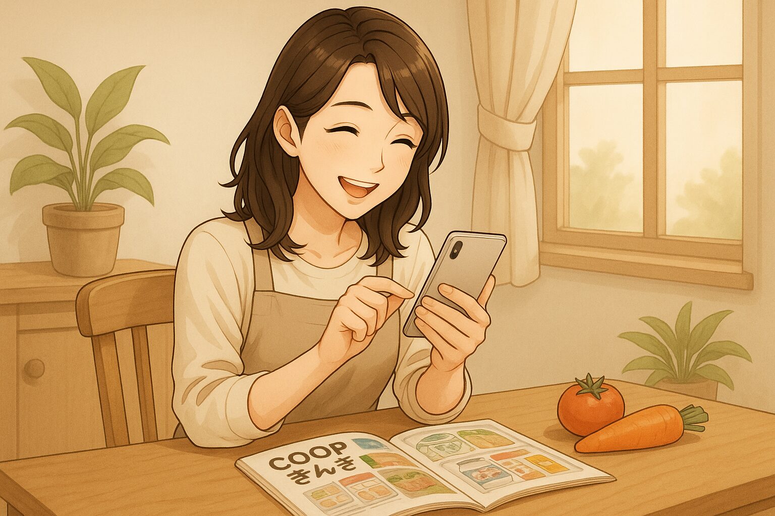 コープきんきの注文方法について理解することができて喜んでいる30代共働き主婦