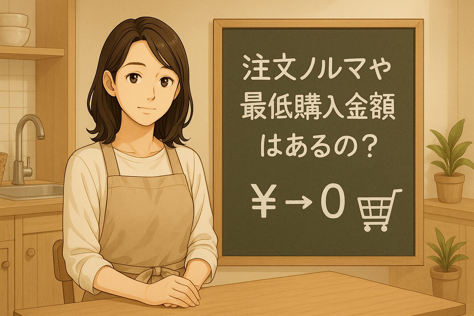 注文ノルマや最低購入金額はあるの？