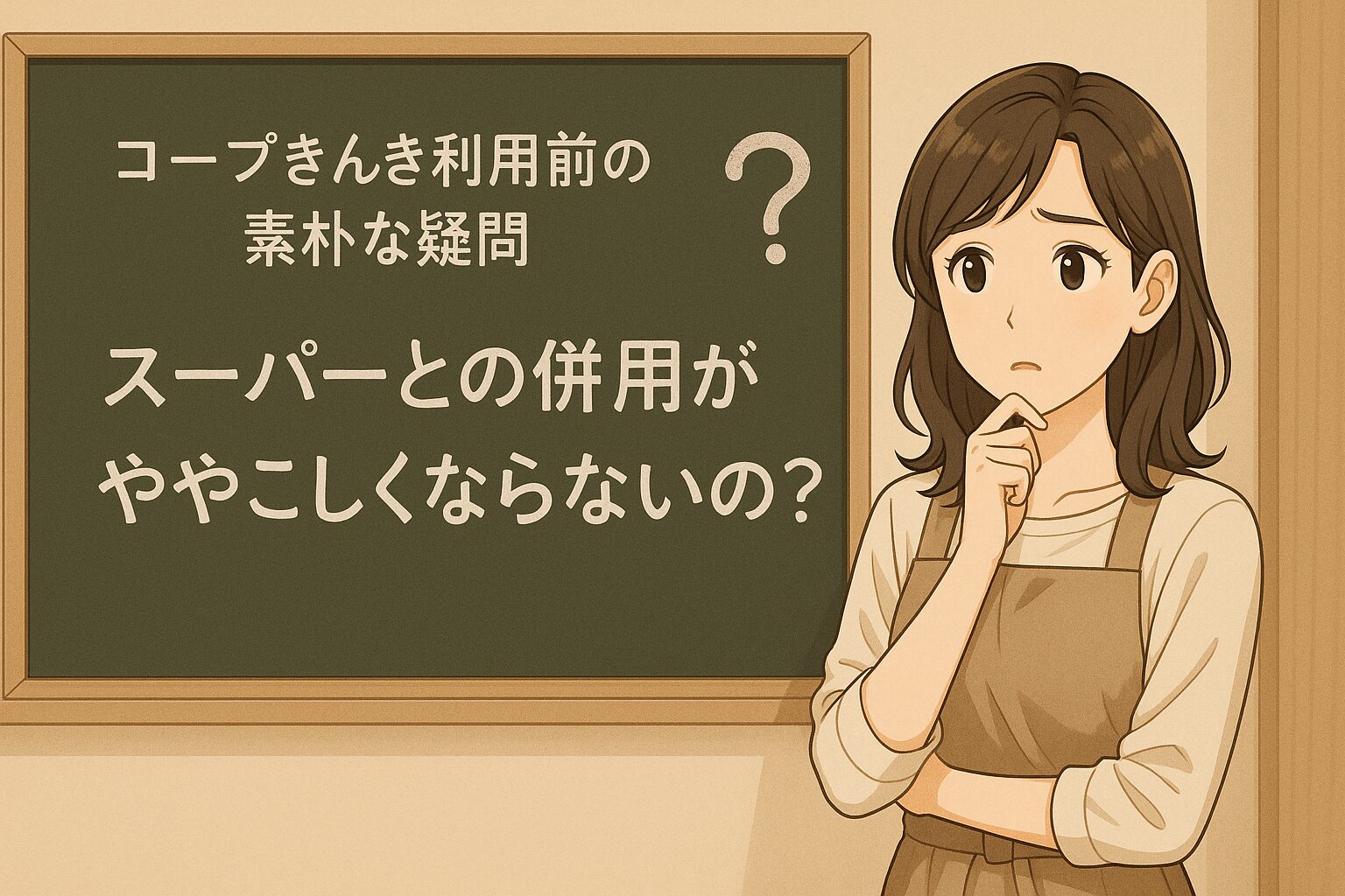 スーパーとの併用がややこしくならないの？