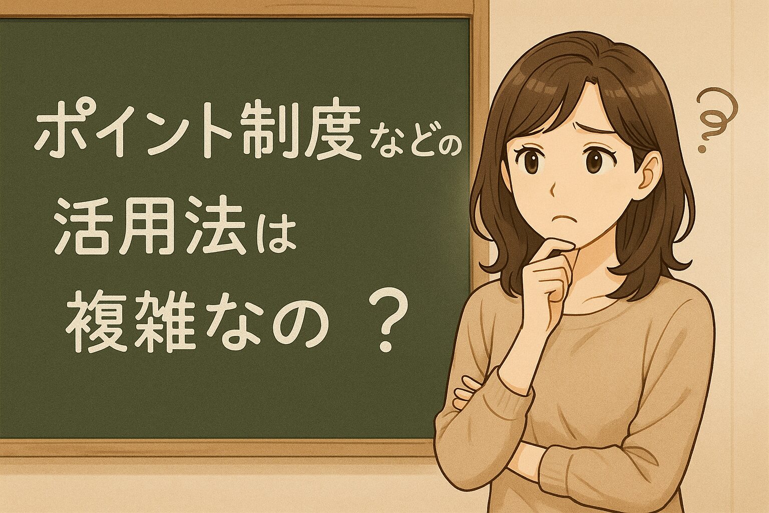 ポイント制度などの活用法は複雑なの？