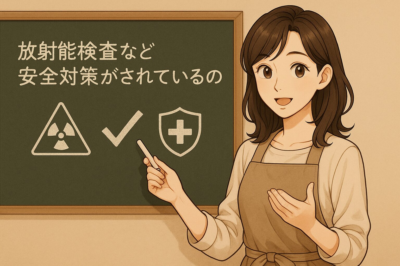 放射能検査など安全対策がされているの？