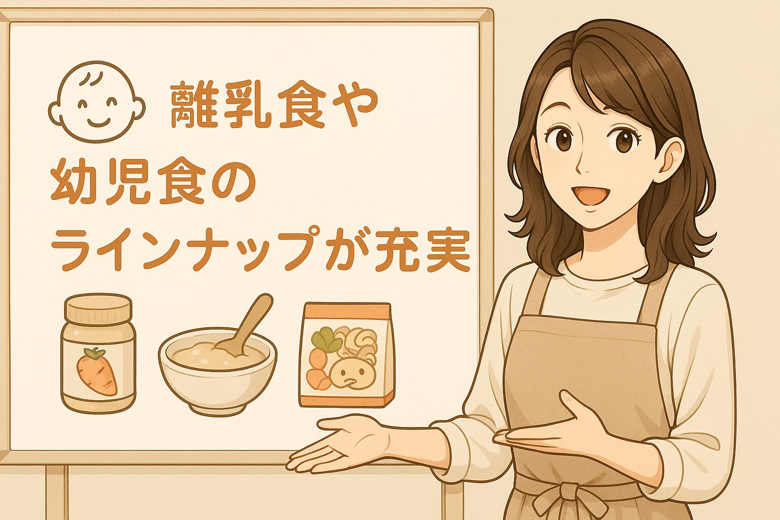 離乳食や幼児食のラインナップが充実