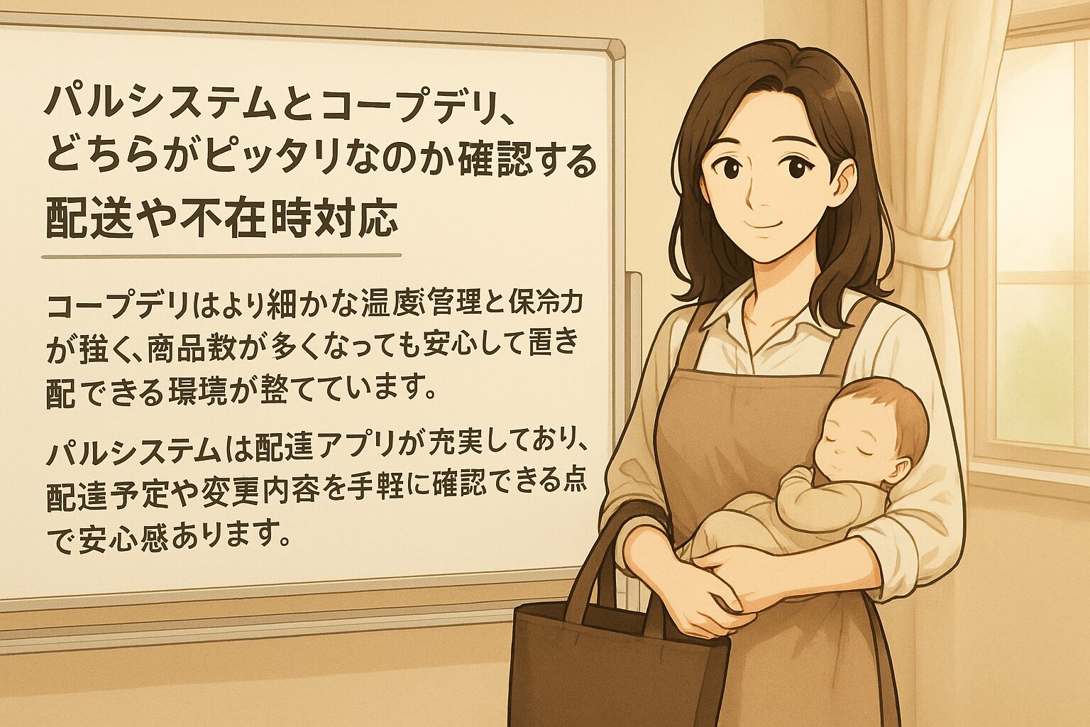 配送や不在時対応