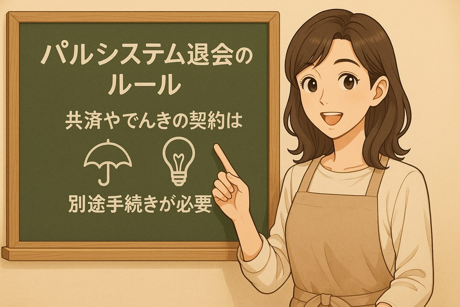 共済やでんきの契約は別途手続きが必要