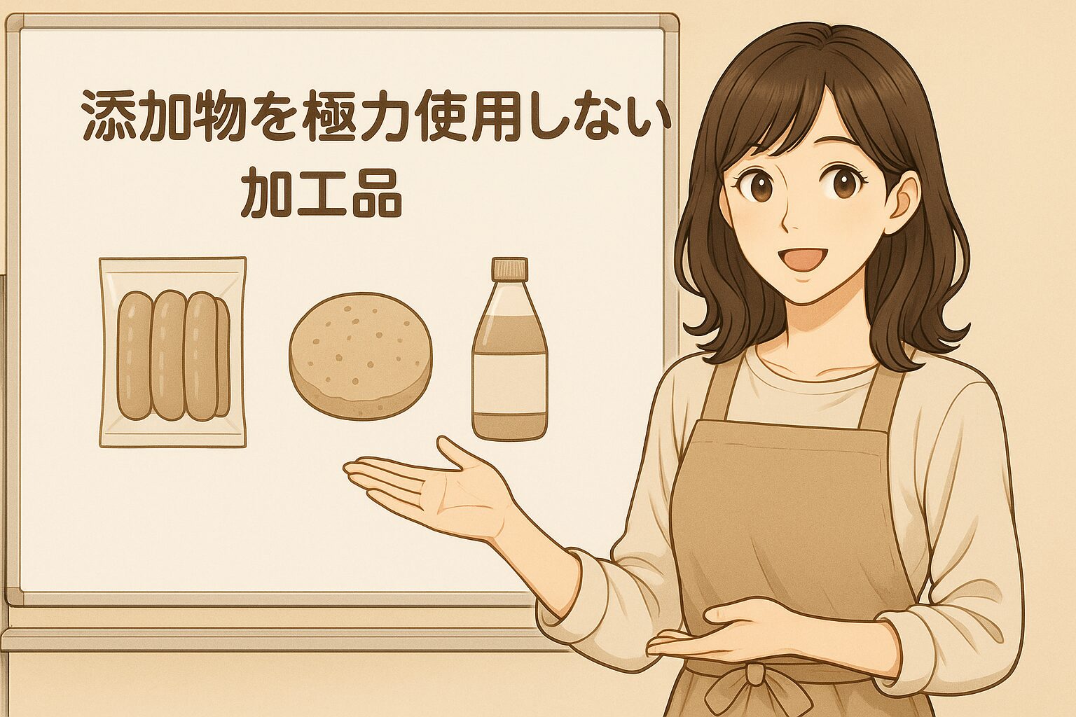 添加物を極力使用しない加工品