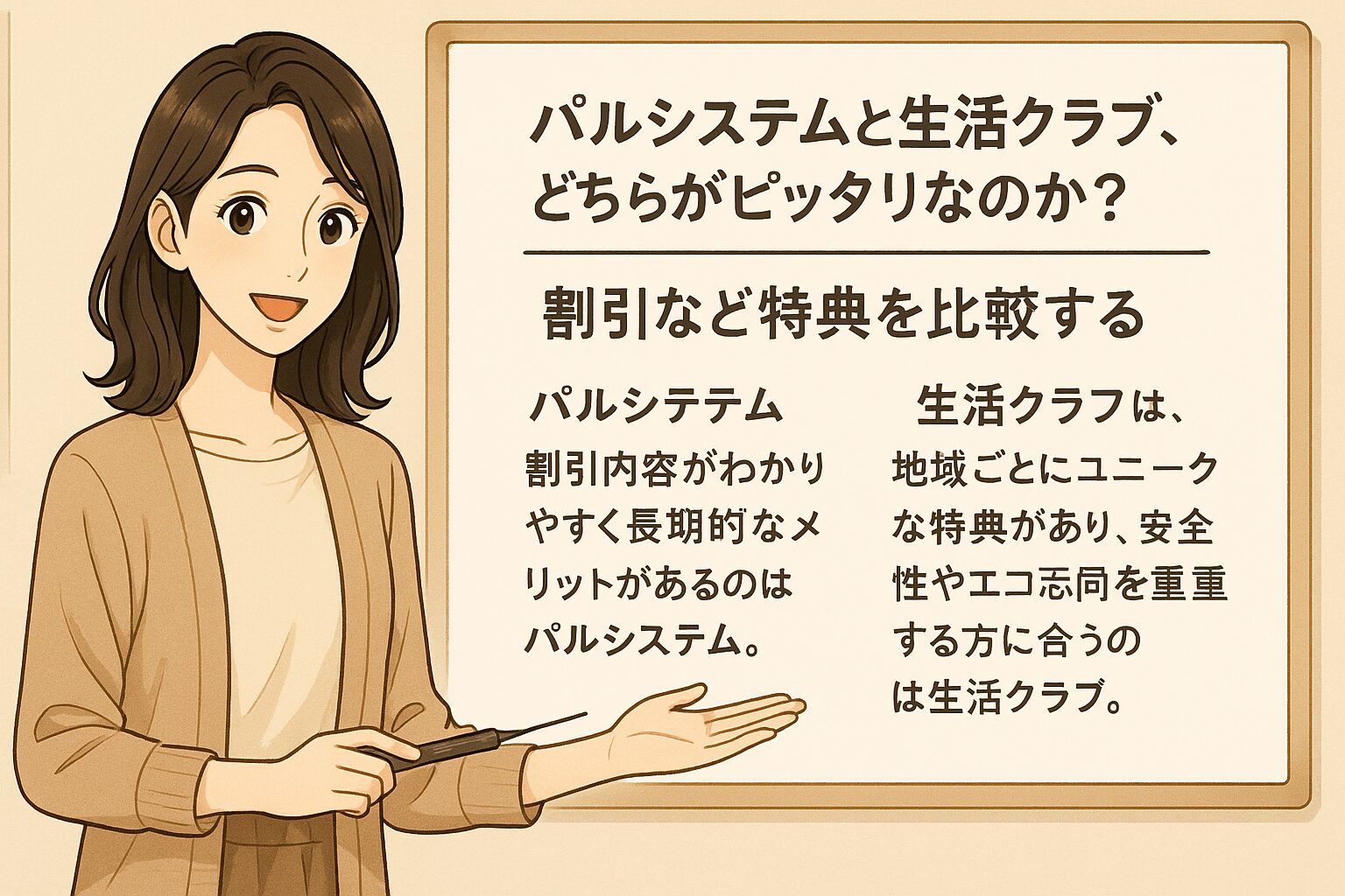 割引など特典を比較