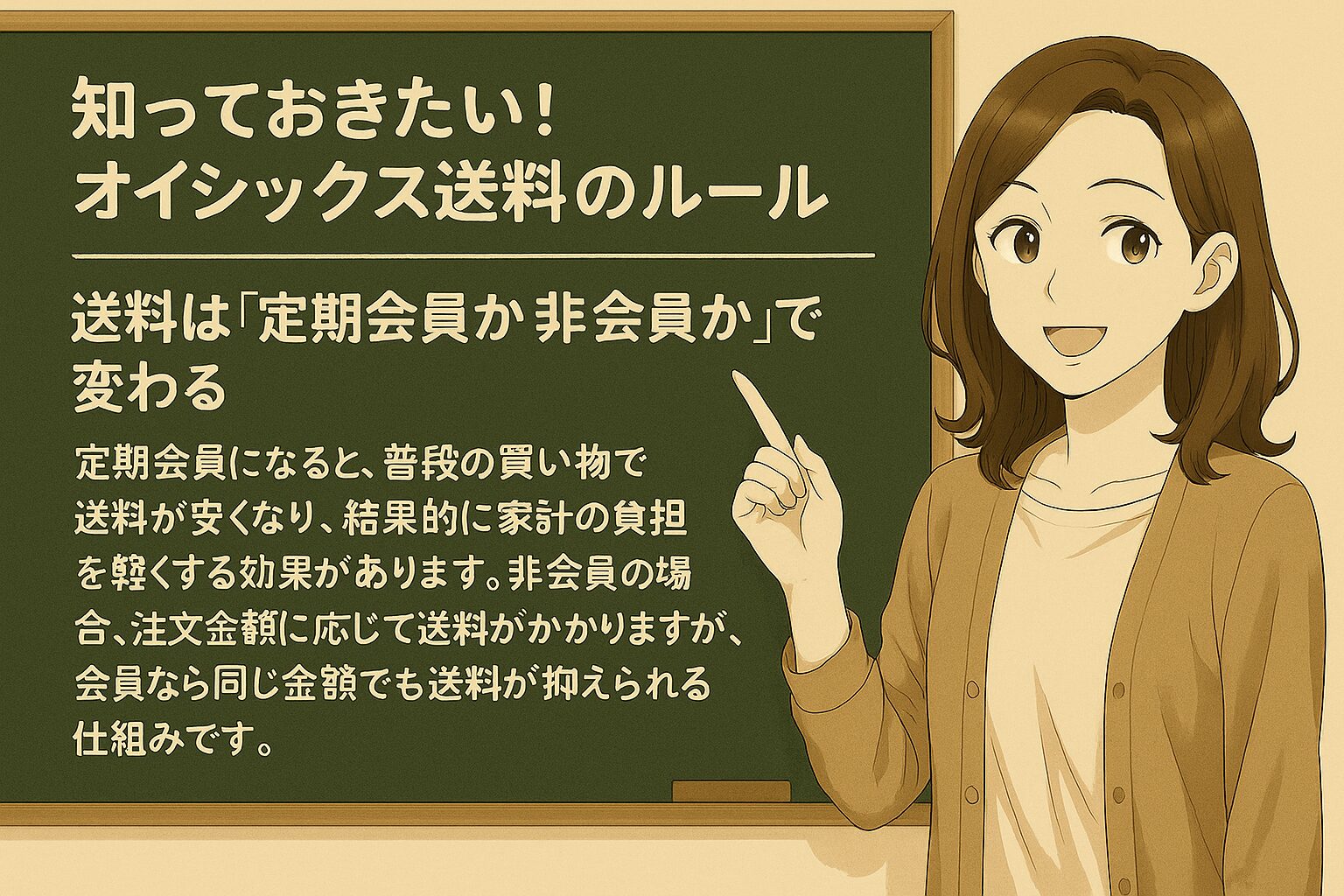 送料は「定期会員か非会員か」で変わる